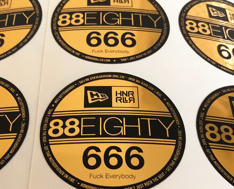 Gold Foil Stickers Thumbnail 3
