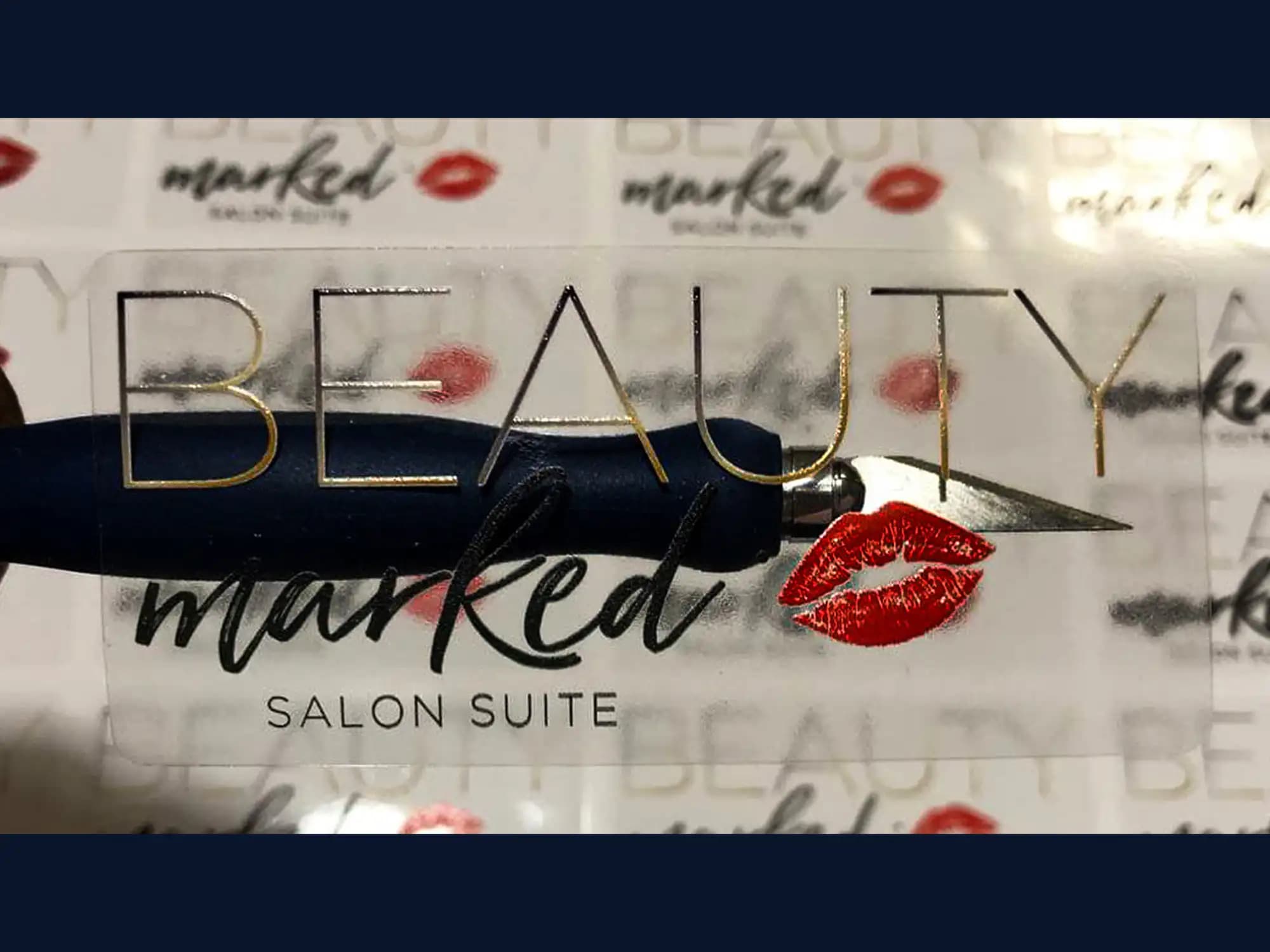 Vibrant product sticker with white ink underlay