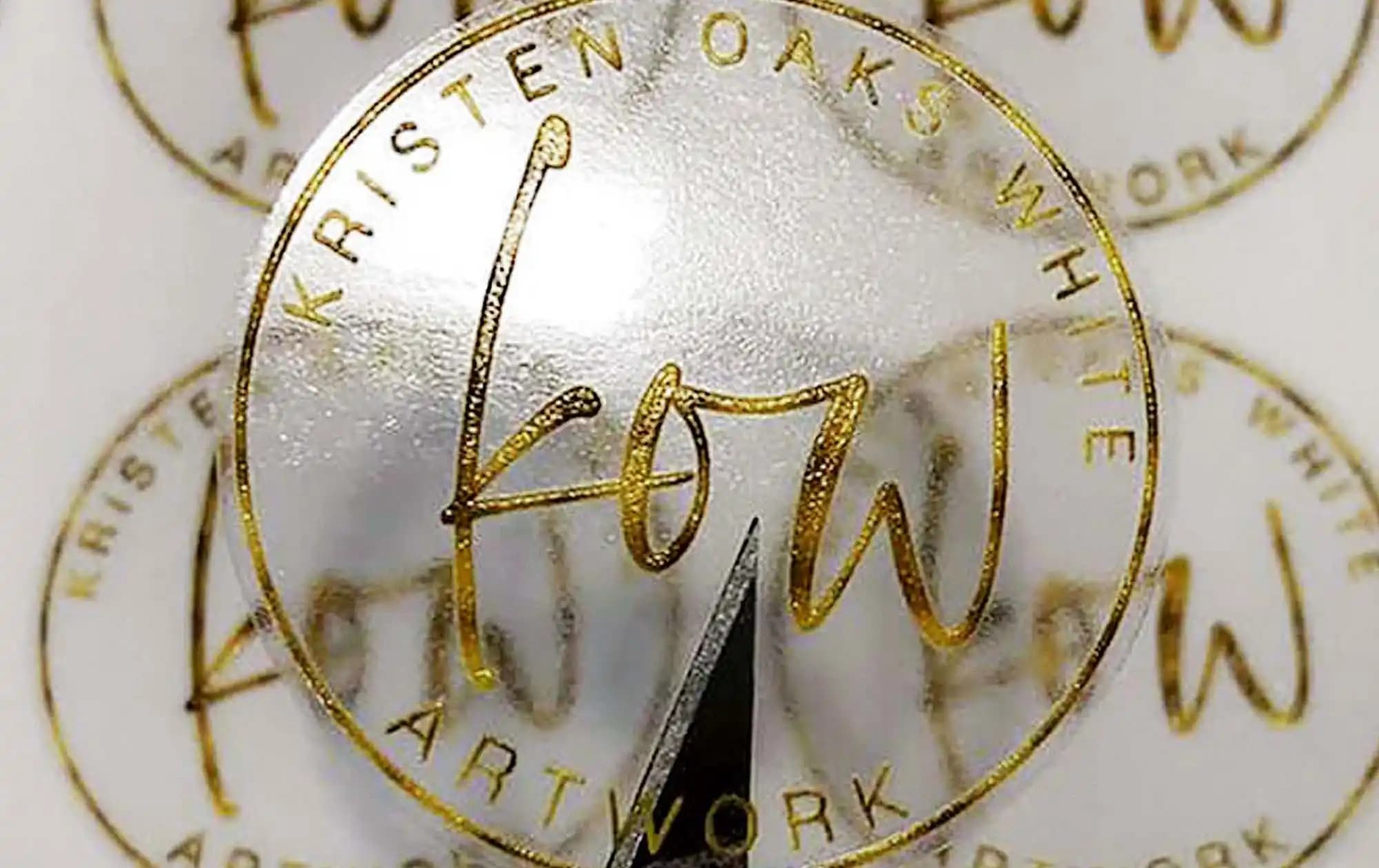 Oil-resistant product sticker for cosmetics